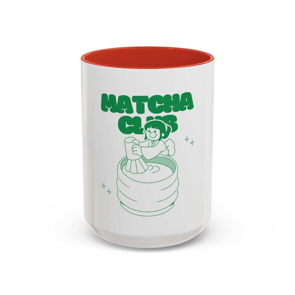 Matcha Club Accent Coffee Mug