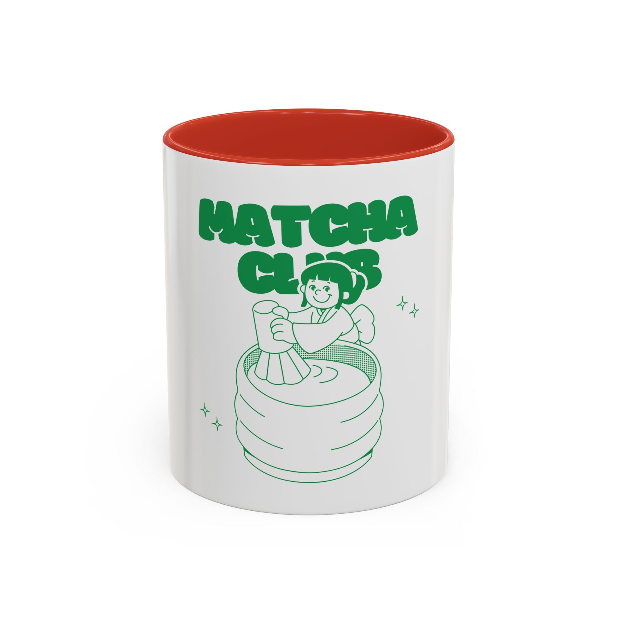 Matcha Club Accent Coffee Mug