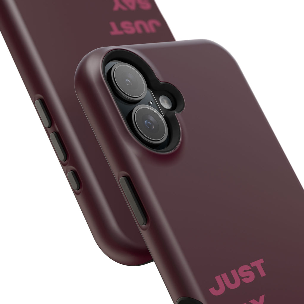 Just Say Fuck & Move On iPhone Case