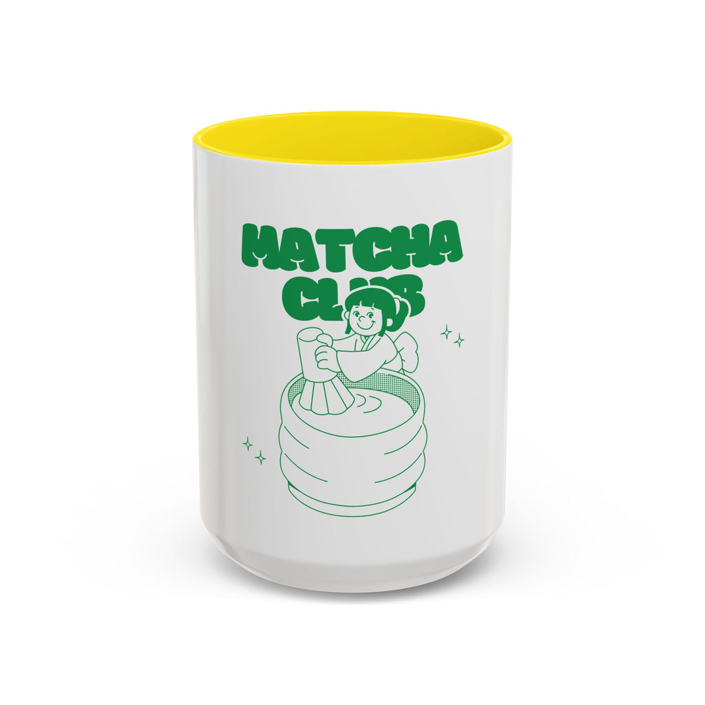 Matcha Club Accent Coffee Mug