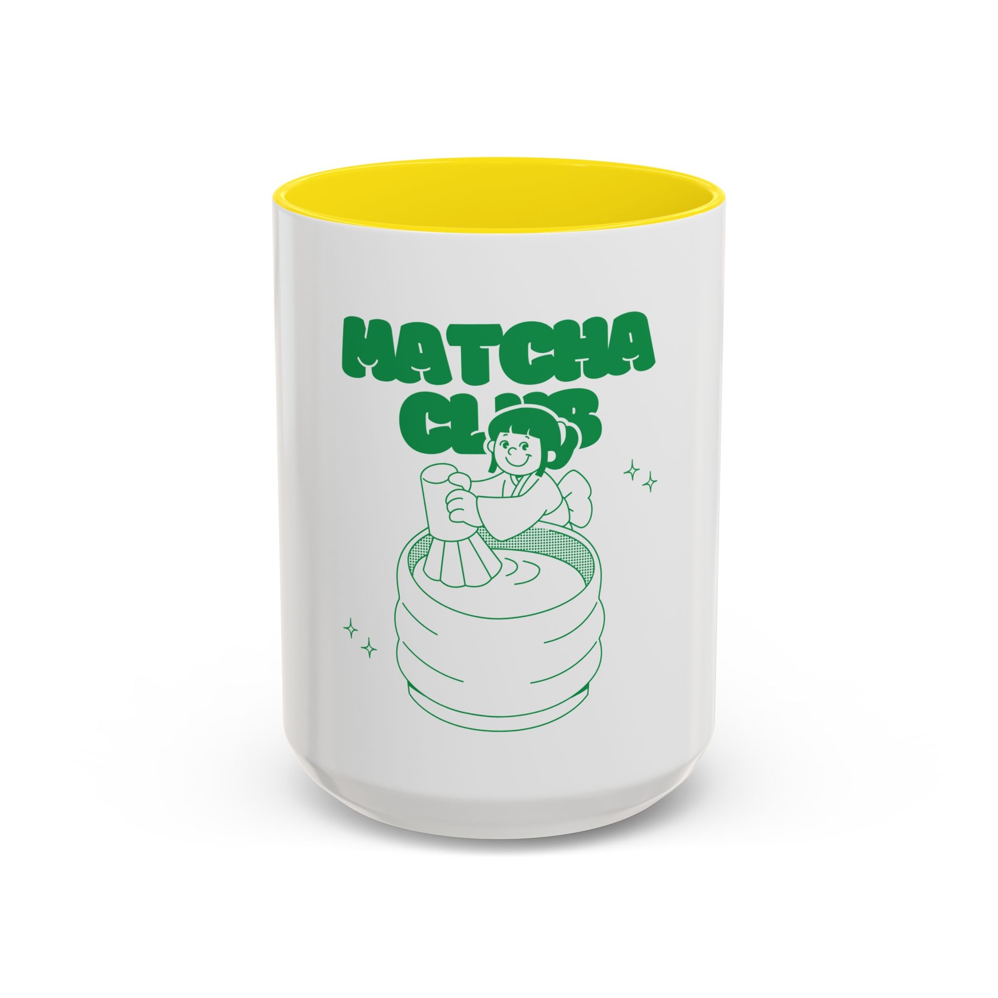 Matcha Club Accent Coffee Mug